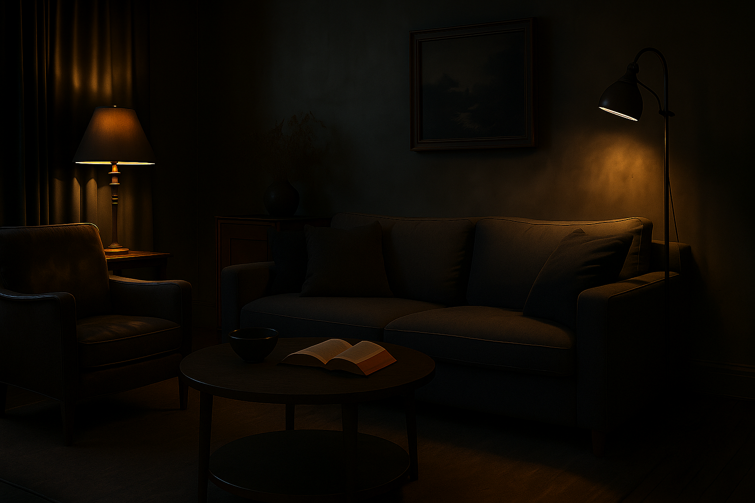 Shadow Play How Darker Living Rooms Mirror Our Inner Worlds